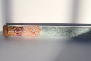 Bath salts in a vile.